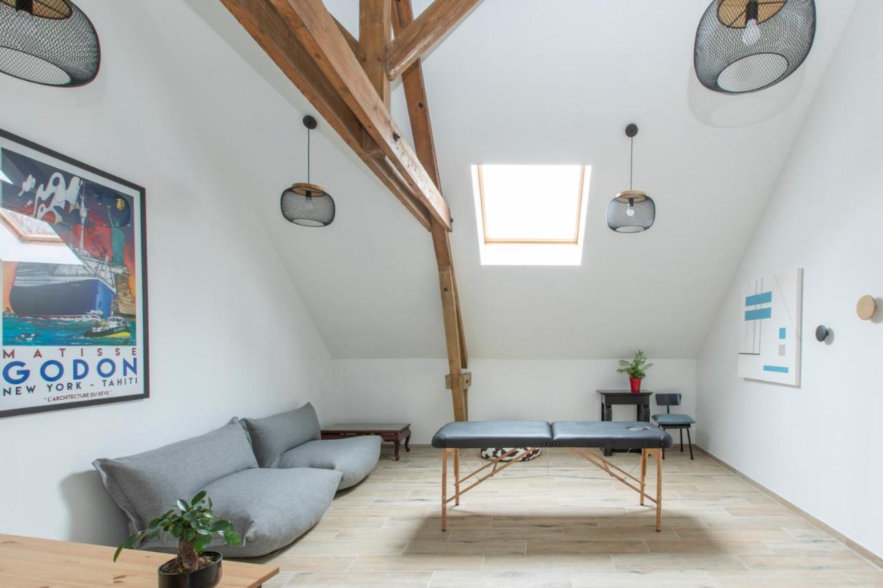 Aux Petits Lapins De Sorval, Sauna Prive, Fitness Selvigny エクステリア 写真