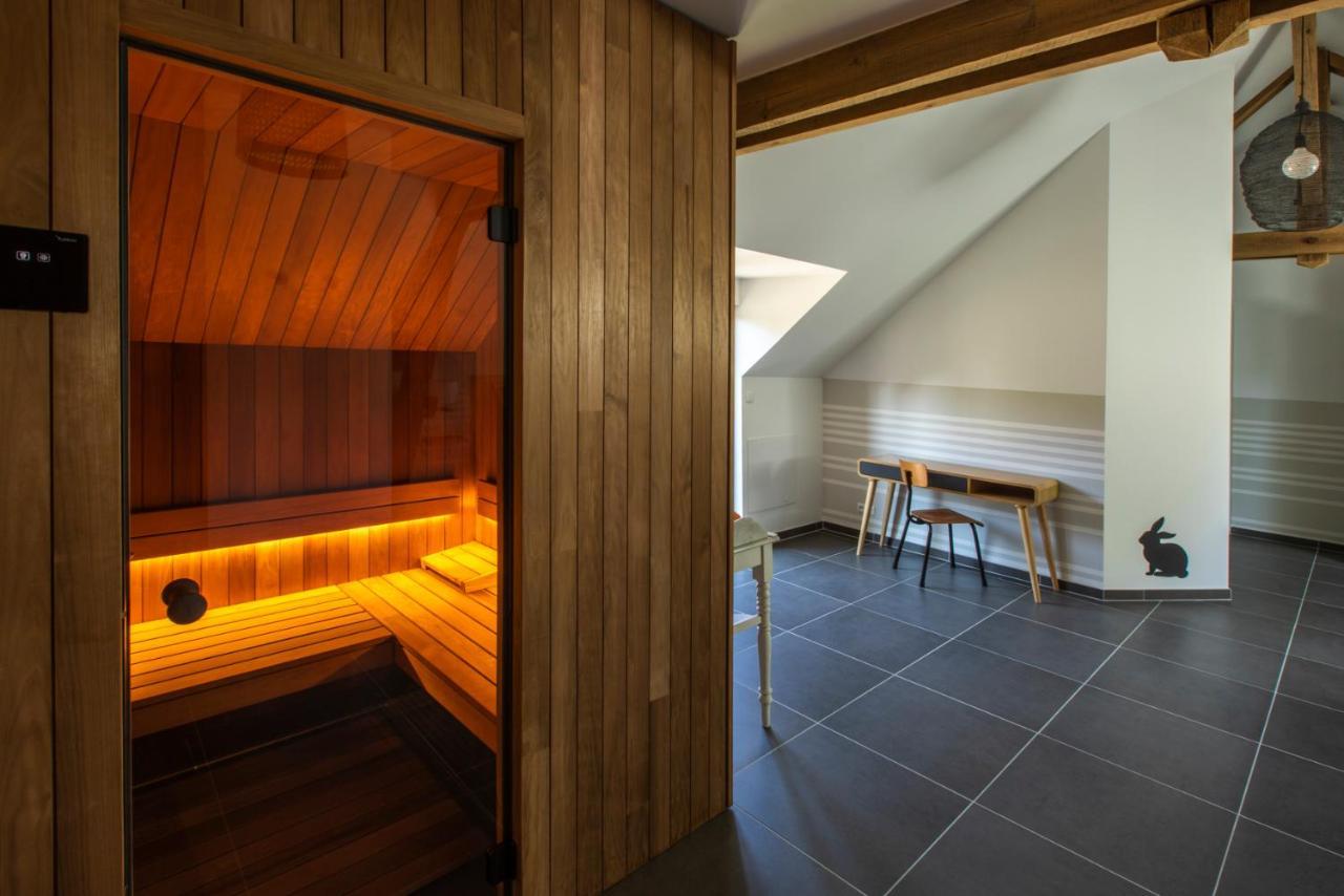 Aux Petits Lapins De Sorval, Sauna Prive, Fitness Selvigny エクステリア 写真