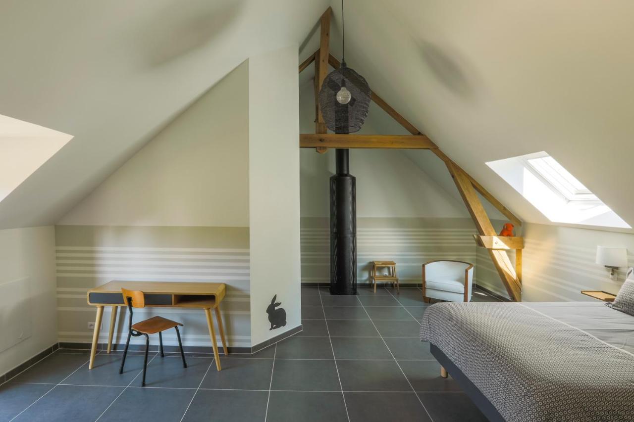 Aux Petits Lapins De Sorval, Sauna Prive, Fitness Selvigny エクステリア 写真